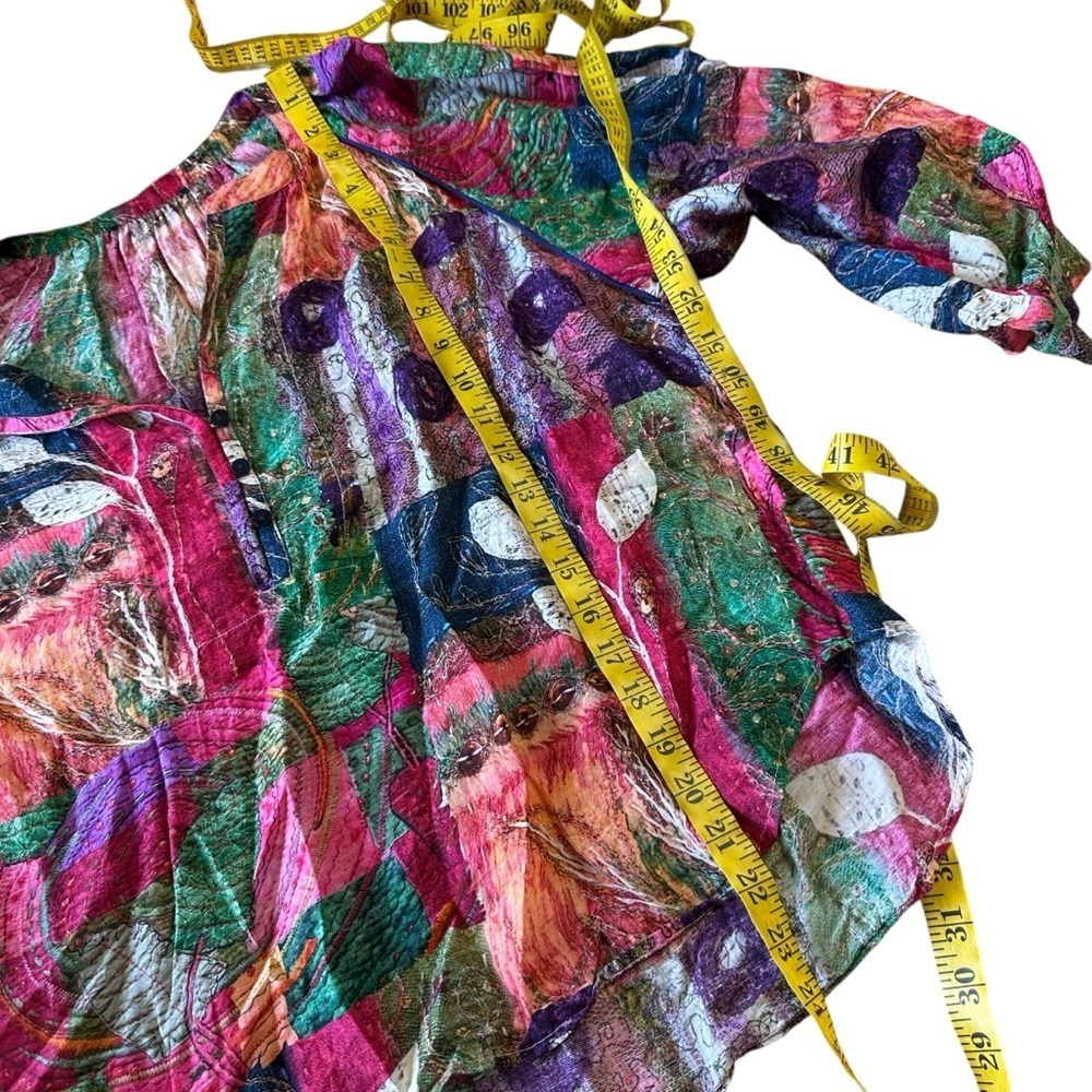 Lior Multi Color Patchwork Boho Chic Indie Balloo… - image 10